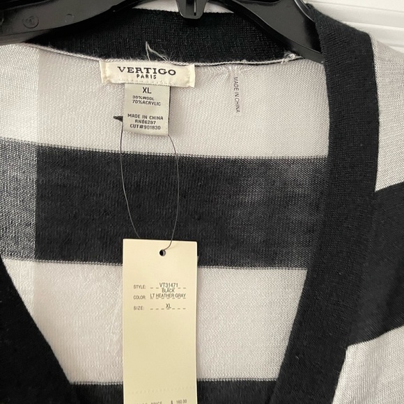 Vertigo Striped Tunic Sweater - Picture 7 of 8